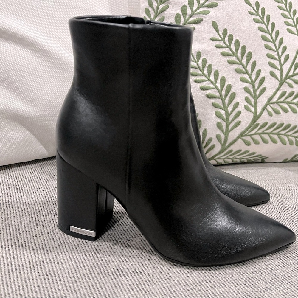 Calvin Klein Faux Leather Boots